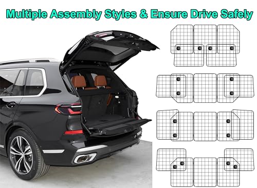 CASIMR Dog Car Barrier for SUVs, Vehicles, Trucks, Cars, Adjustable Pet Divider Cargo Area Universal-Fit, Folding Design for Easy Storage, Heavy-Duty Wire Mesh Barriers Safety Travel Accessories 3 CASIMR Dog Car Barrier for SUVs, Vehicles, Trucks, Cars, Adjustable Pet Divider Cargo Area Universal-Fit, Folding Design for Easy Storage, Heavy-Duty Wire Mesh Barriers Safety Travel Accessories CASIMR Dog Car Barrier for SUVs, Vehicles, Trucks, Cars, Adjustable Pet Divider Cargo Area Universal-Fit, Folding Design for Easy Storage, Heavy-Duty Wire Mesh Barriers Safety Travel Accessories - Image 3