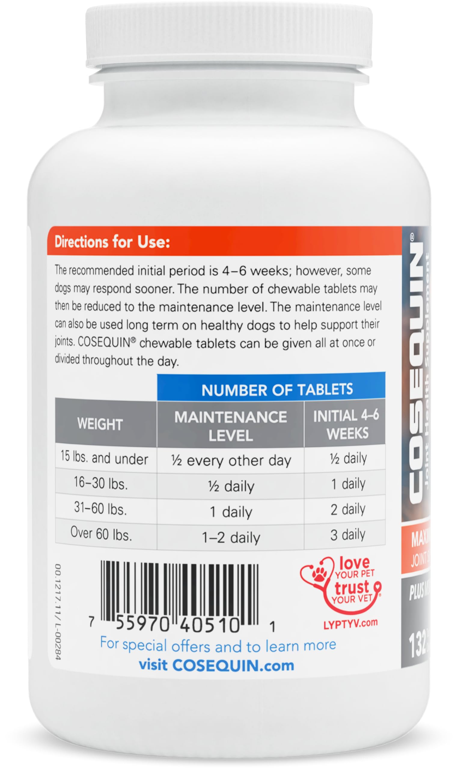 Nutramax Cosequin Maximum Strength Joint Health Supplement for Dogs 6 Nutramax Cosequin Maximum Strength Joint Health Supplement for Dogs Nutramax Cosequin Maximum Strength Joint Health Supplement for Dogs - Image 6