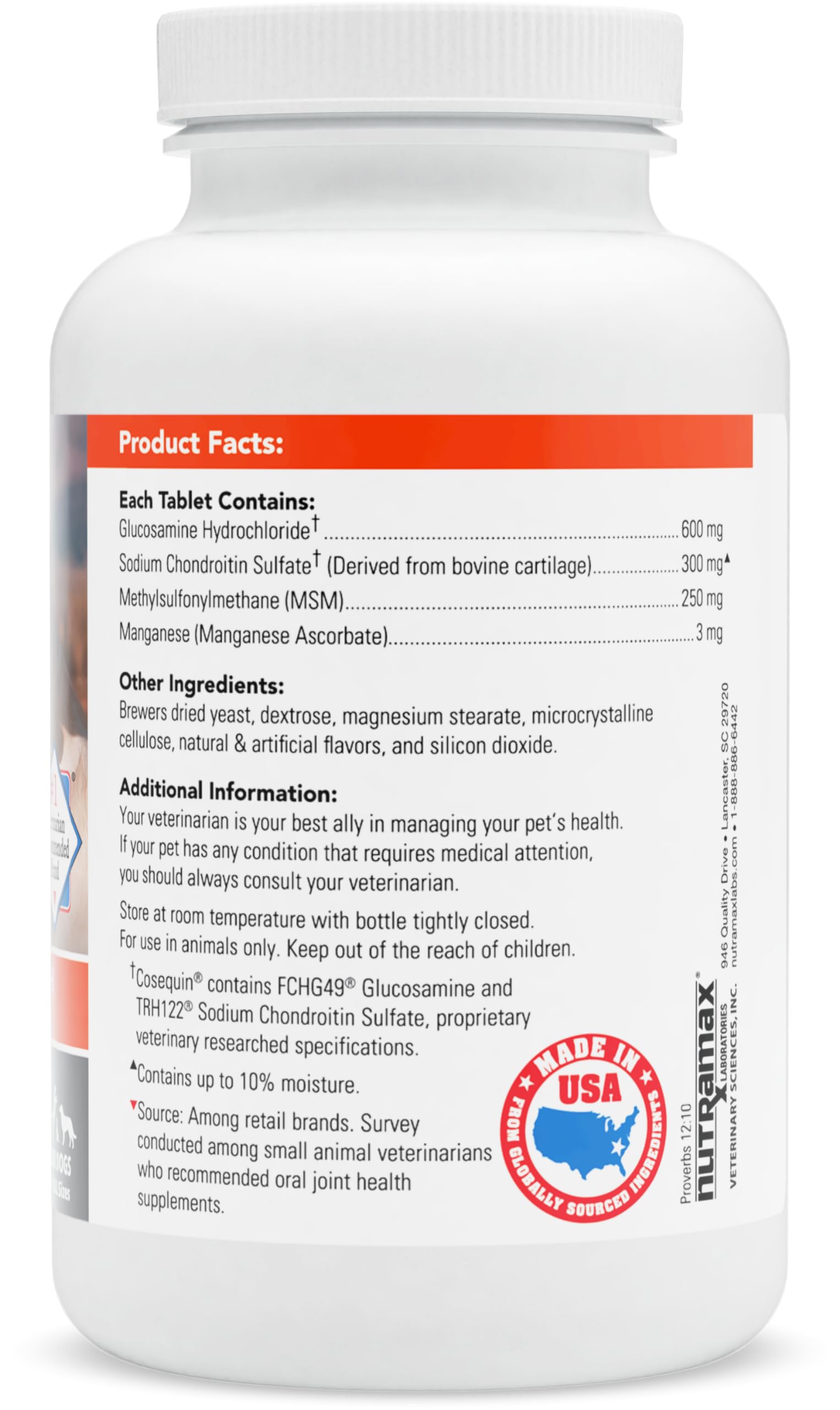 Nutramax Cosequin Maximum Strength Joint Health Supplement for Dogs 7 Nutramax Cosequin Maximum Strength Joint Health Supplement for Dogs Nutramax Cosequin Maximum Strength Joint Health Supplement for Dogs - Image 7