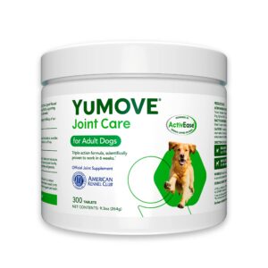 Pet Barriers R Us 7 Pet Barriers R Us YuMOVE Adult Dog Tablets | for Dogs Aged 5 to 8 | Dog Hip and Joint Supplement with Glucosamine, Hyaluronic Acid & Green Lipped Mussel, Perfect for Adult Dogs (300 Tablets)
