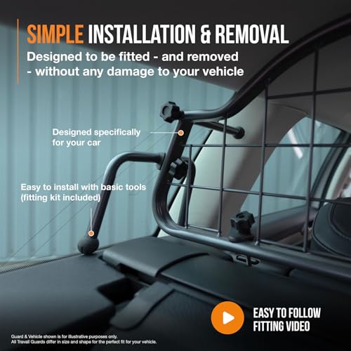 Travall Guard Compatible with Audi A6 Avant (2011-Current) TDG1698 - Vehicle-Specific Dog Guard Luggage Barrier Load Separator 5 Travall Guard Compatible with Audi A6 Avant (2011-Current) TDG1698 - Vehicle-Specific Dog Guard Luggage Barrier Load Separator Travall Guard Compatible with Audi A6 Avant (2011-Current) TDG1698 - Vehicle-Specific Dog Guard Luggage Barrier Load Separator - Image 5